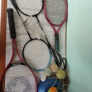 Set de Raquetas y entrenador de tennis